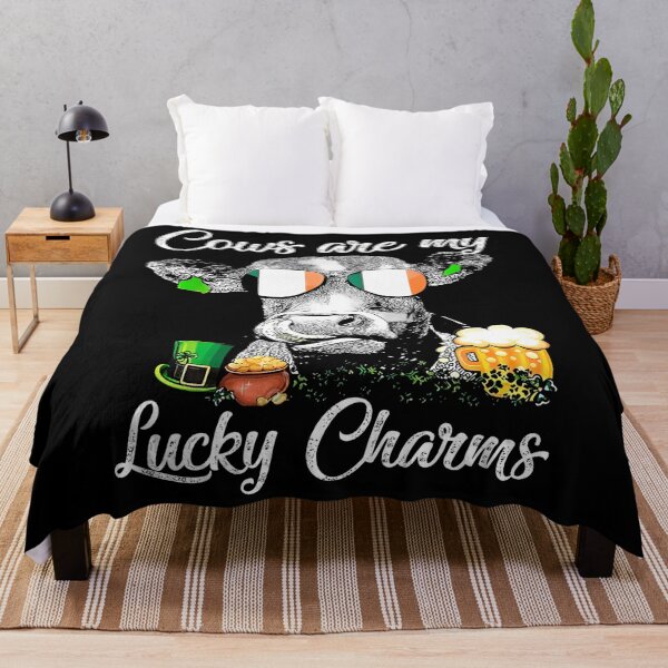 Item preview, cows are my lucky charms and four leaf clover designed and sold by BalladOfZeus.