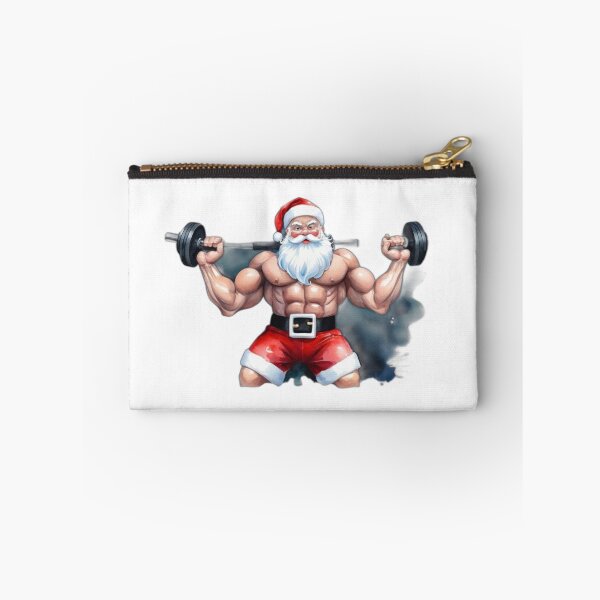 Item preview, Funny Santa At The Gym designed and sold by Baldazar.