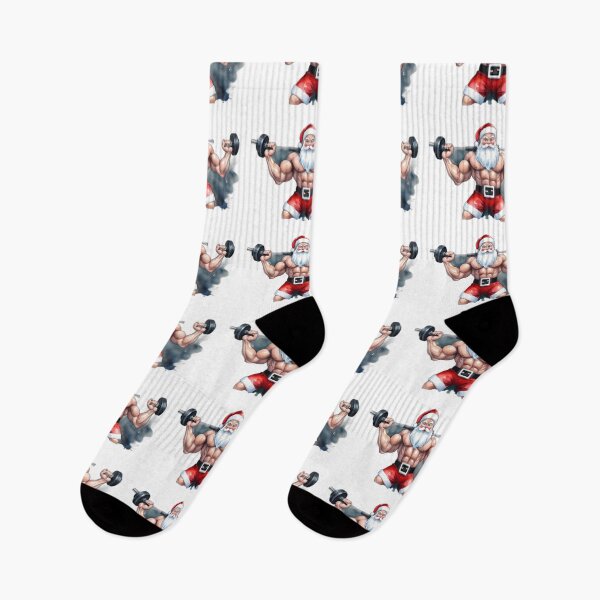 Item preview, Funny Santa At The Gym designed and sold by Baldazar.