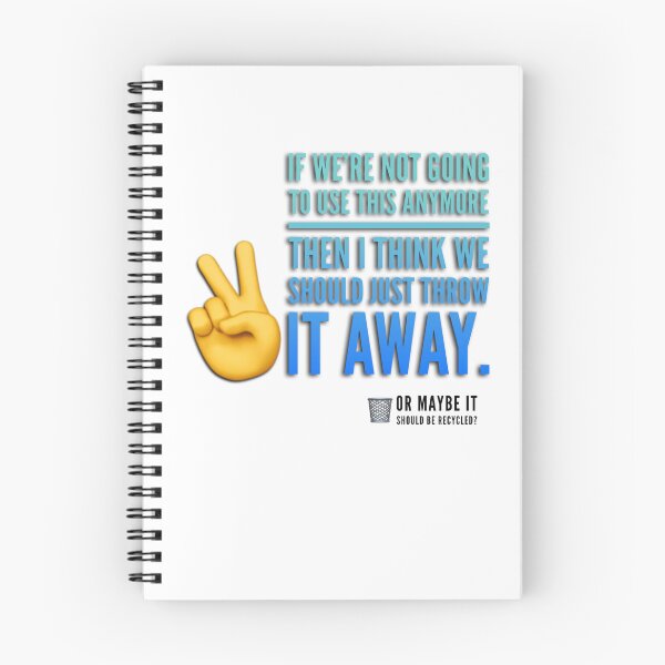 Item preview, Peace, if we’re not going to use this anymore then I think we should just throw it away.  designed and sold by ookaiyah.
