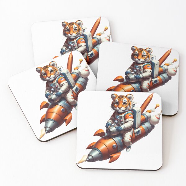 Item preview, Astronaut Tiger on the space designed and sold by BotunPeony.