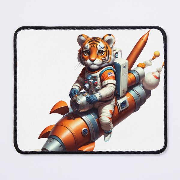 Item preview, Astronaut Tiger on the space designed and sold by BotunPeony.