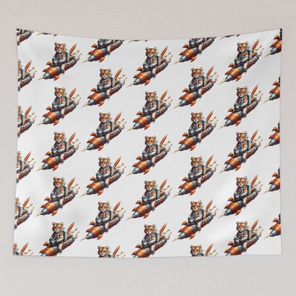 Item preview, Astronaut Tiger on the space designed and sold by BotunPeony.