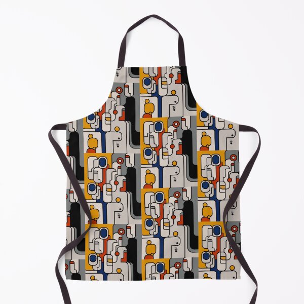 Item preview, Diverse Expressions: Modern Abstract Art Drawing with Multiple Faces designed and sold by ArtologyNamah.