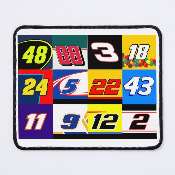 Item preview, Famous NASCAR numbers poster Daytona designed and sold by TaylorsGallery.