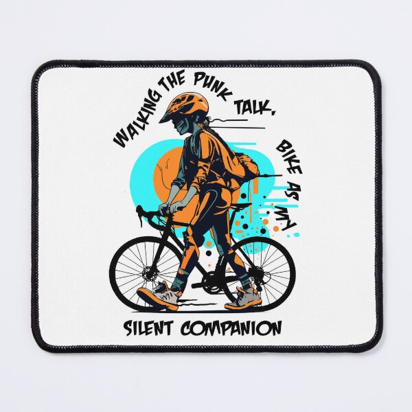 Item preview, Walking the punk talk, bike as my silent companion designed and sold by Concept-Hub.
