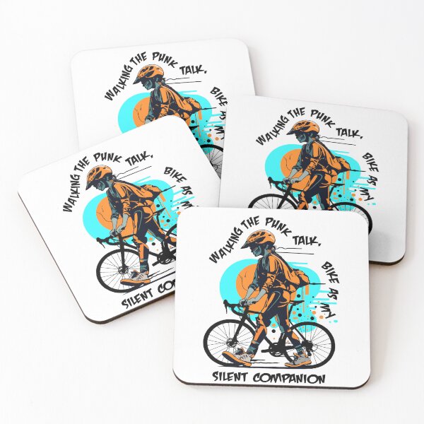 Item preview, Walking the punk talk, bike as my silent companion designed and sold by Concept-Hub.