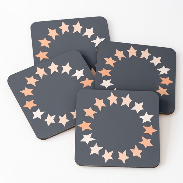 Item preview, Peach Fuzz Star Circle Graphic designed and sold by ellenhenry.