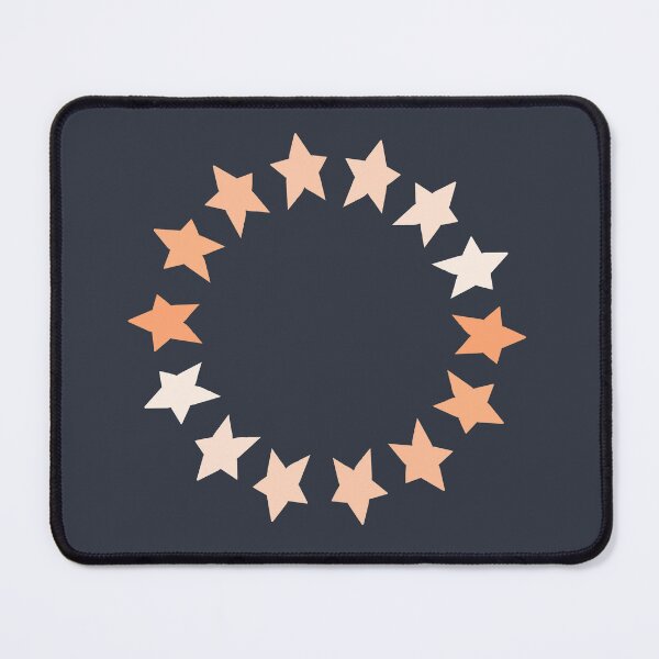Item preview, Peach Fuzz Star Circle Graphic designed and sold by ellenhenry.