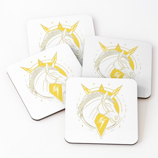 Item preview, Dazzling Dark Horse with Lightning: Striking Design for Unique Style designed and sold by SSulatul101.