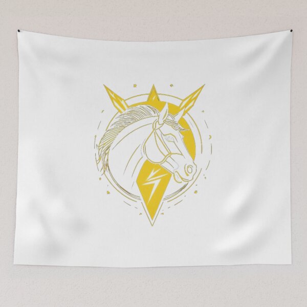 Item preview, Dazzling Dark Horse with Lightning: Striking Design for Unique Style designed and sold by SSulatul101.