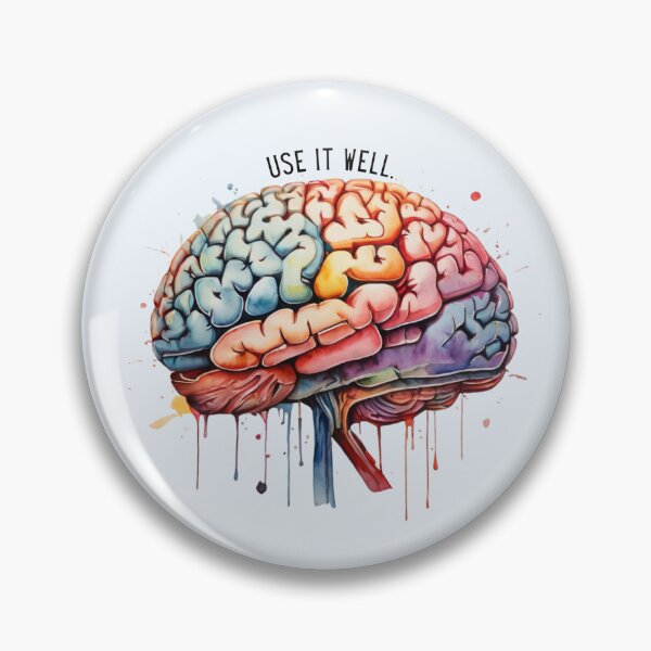 Item preview, Mindful Musings: Watercolor Brain Art for Neuroscientists designed and sold by SashinkaShop.