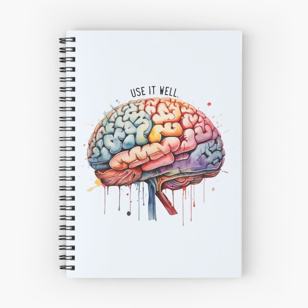 Item preview, Mindful Musings: Watercolor Brain Art for Neuroscientists designed and sold by SashinkaShop.
