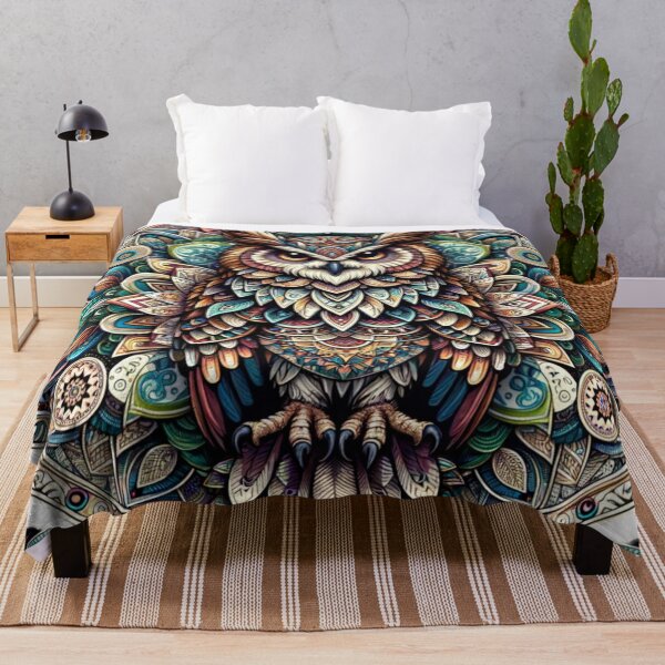 Item preview, Mystic Mandala of the Sage Owl designed and sold by TeslaSt0re.