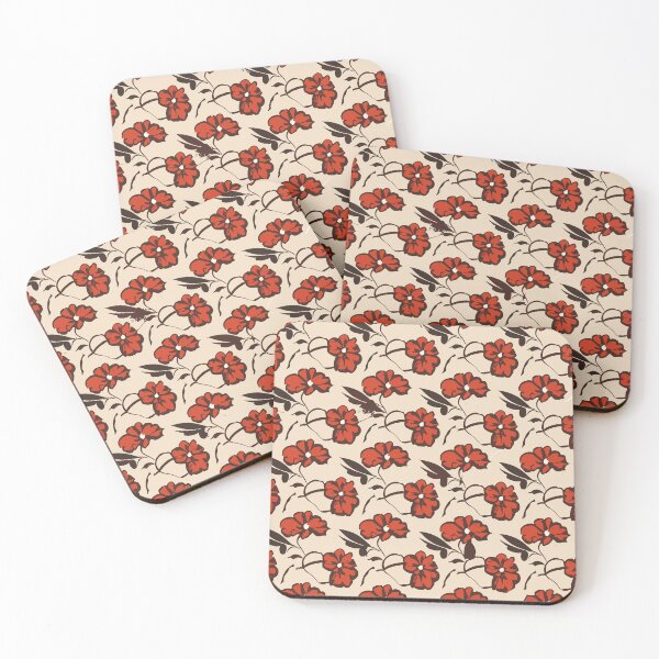 Item preview, Red Flower Pattern designed and sold by Lilac32.