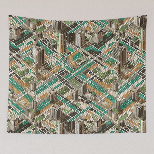 Item preview, Urban Fabric: The Weave of the City designed and sold by CoussaZau.