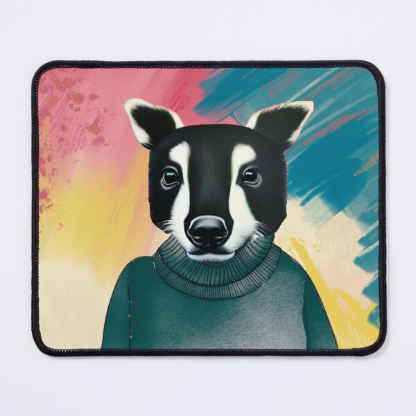 Item preview, Badger in grey jumper designed and sold by GasconyPassion.