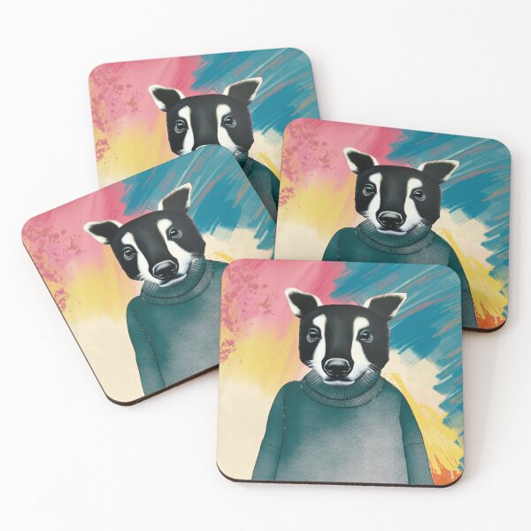 Item preview, Badger in grey jumper designed and sold by GasconyPassion.