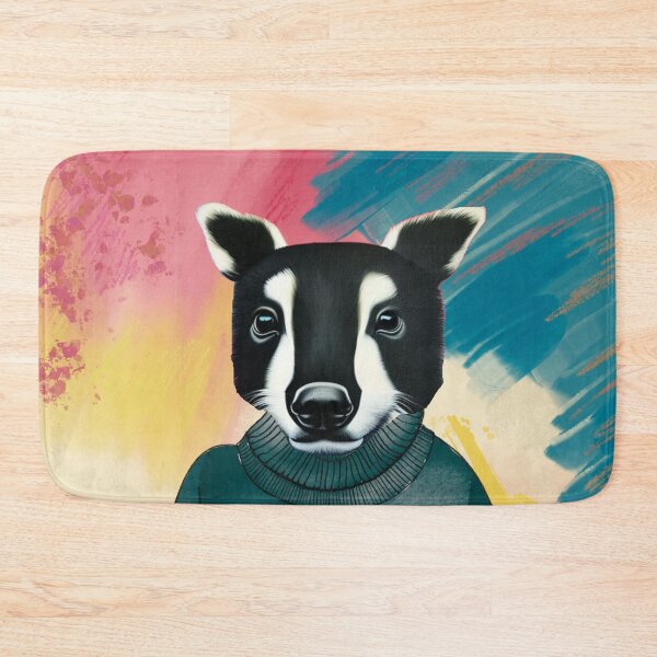 Item preview, Badger in grey jumper designed and sold by GasconyPassion.