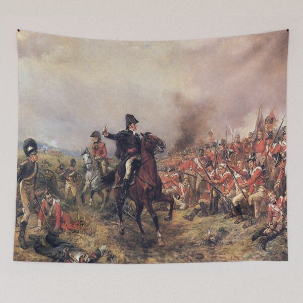 Item preview, The Battle of Waterloo - Napoleonic Wars - 1815 - The Duke Rallies His Men designed and sold by TheHappyK.