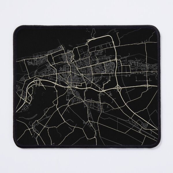 Item preview, Map of Calais Black and white designed and sold by Jerhus.
