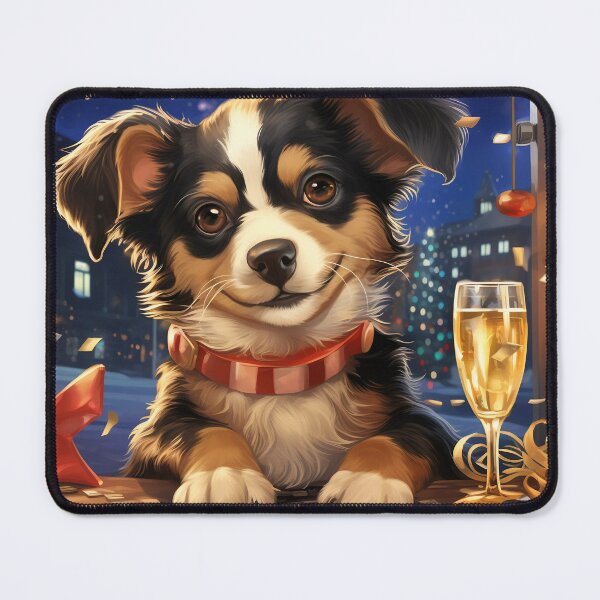 Item preview, Puppy on New Year's Eve designed and sold by dcrc.