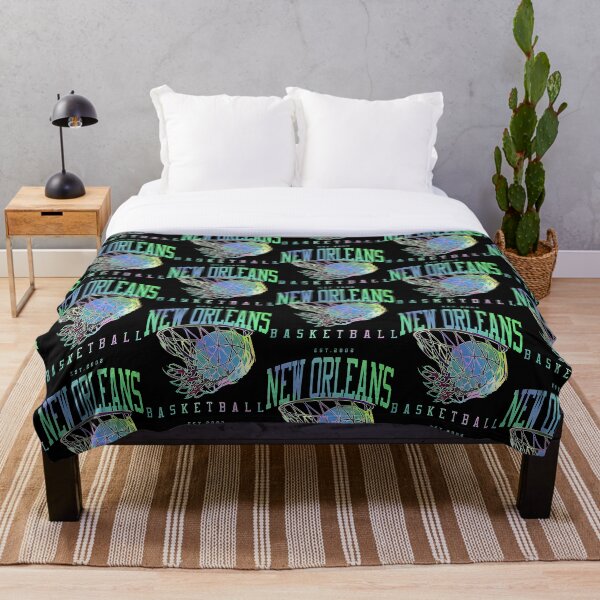 Item preview, New Orleans Basketball Vintage Court Holo designed and sold by AllTimeBallers.