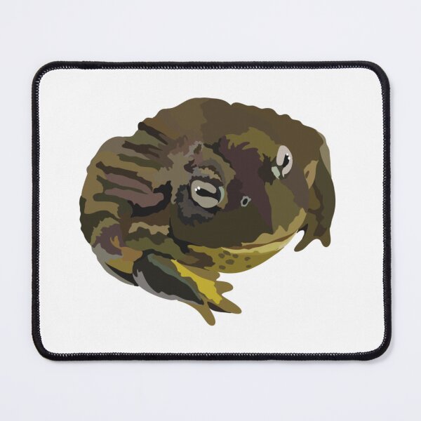 Item preview, A is for African Bull Frog,African Bull Frog – Powerful and Unique Amphibian Wildlife Illustration designed and sold by PrettylittlepastelUk.