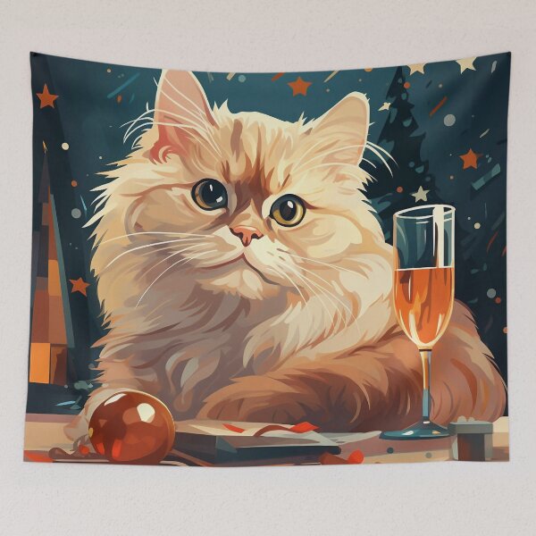 Item preview, Kitten on New Year's Eve designed and sold by dcrc.