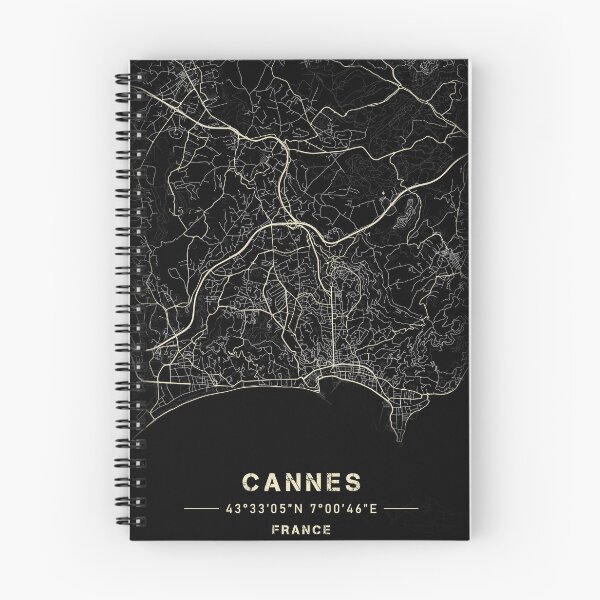 Item preview, Map of Cannes Black and white designed and sold by Jerhus.