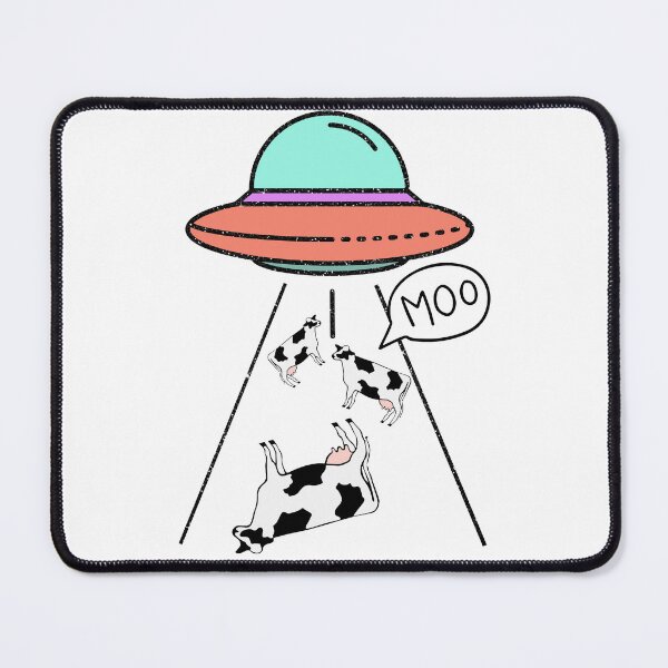 Item preview, When the Cows Come Home UFO Design designed and sold by JoeZigns81.