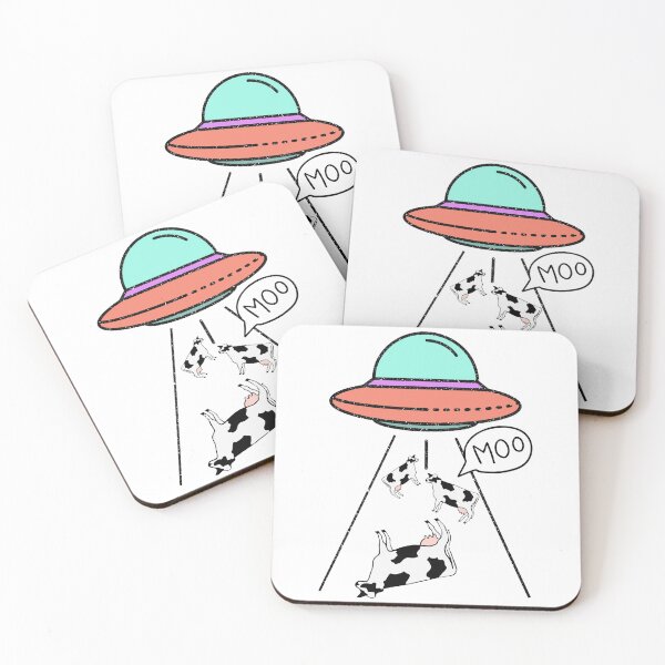 Item preview, When the Cows Come Home UFO Design designed and sold by JoeZigns81.