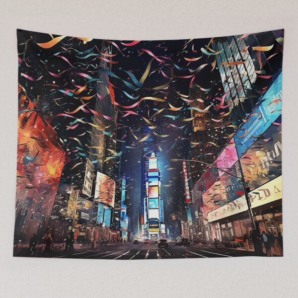 Item preview, Confetti Falling on New Year's Eve in New York designed and sold by dcrc.