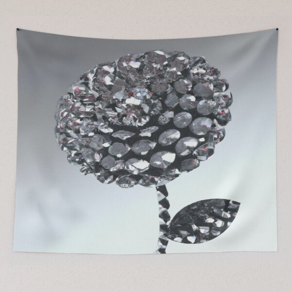 Item preview, Diamond Bloom: A Radiant Rose in Crystal Splendor designed and sold by jackbermess.