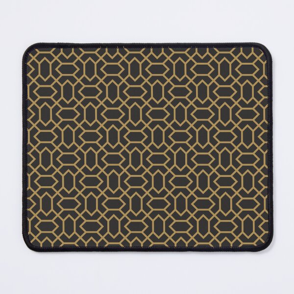 Item preview, Chinese Lattice in Black and Gold designed and sold by Harmonish.