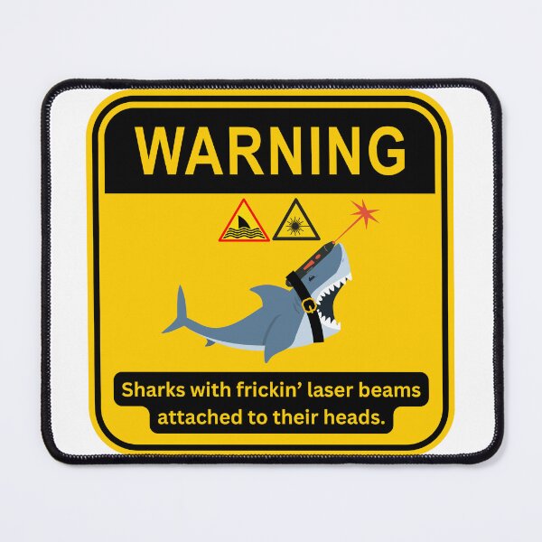 Item preview, Sharks with Frickin' laser beams attached to their heads. designed and sold by SirJohnnyofDirt.