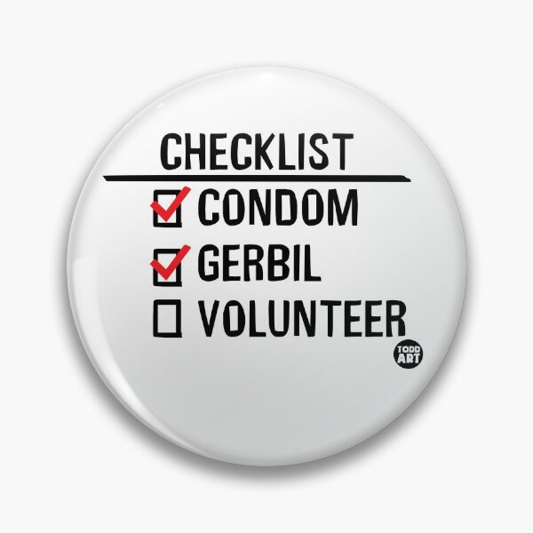 Item preview, CHECKLIST CONDOM GERBIL designed and sold by TODD GOLDMAN.