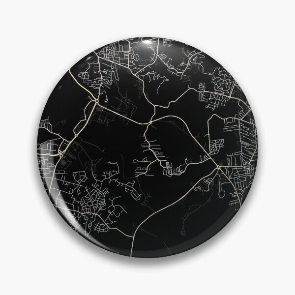 Item preview, Map of Cayenne Black and white designed and sold by Jerhus.