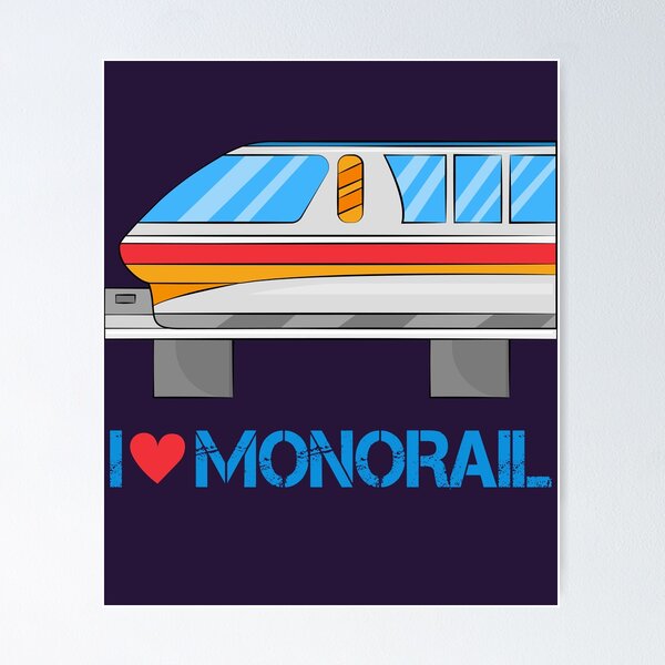 Item preview, Vehicle Monorail T shirt. Public Transportation people mover designed and sold by AdiApparel.