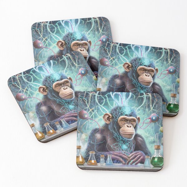 Item preview, Monkeys and Aliens No.1 designed and sold by MacTampa.