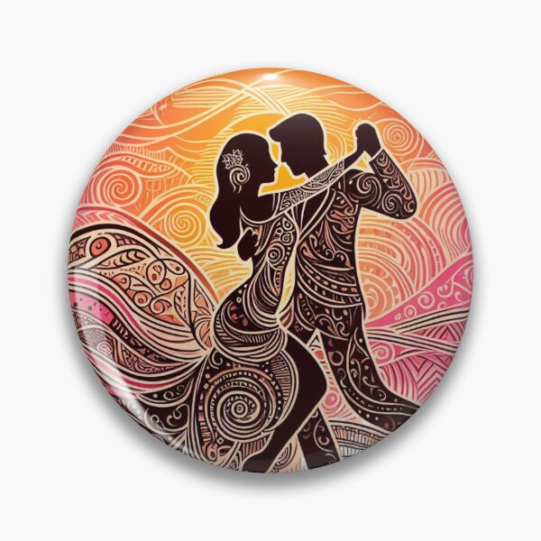 Item preview, Silhouette of Latin dancers in pairs designed and sold by T2-jn.