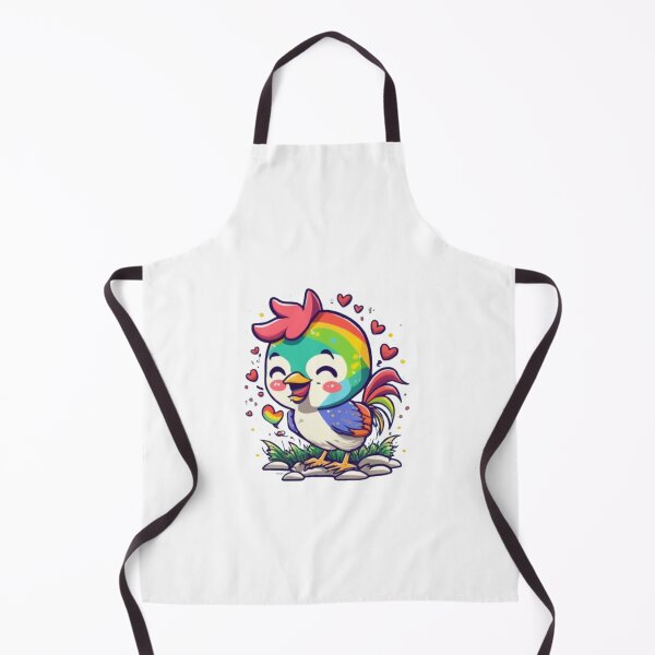 Item preview, Chibi Rainbow Rooster designed and sold by CubCoutureCo.