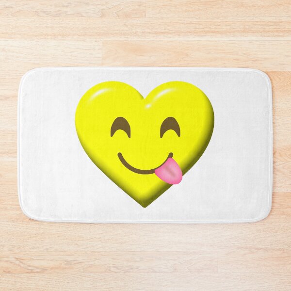 Item preview, smiling yellow heart designed and sold by NAGNE.