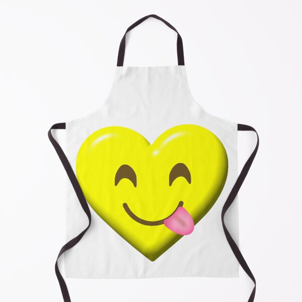 Item preview, smiling yellow heart designed and sold by NAGNE.