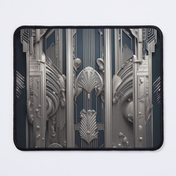 Item preview, Silver Art Deco wall designed and sold by EclecticDen.