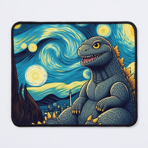 Item preview, Starry Night Kaiju Night: Godzilla's Cosmic Roar designed and sold by GonzoDX.