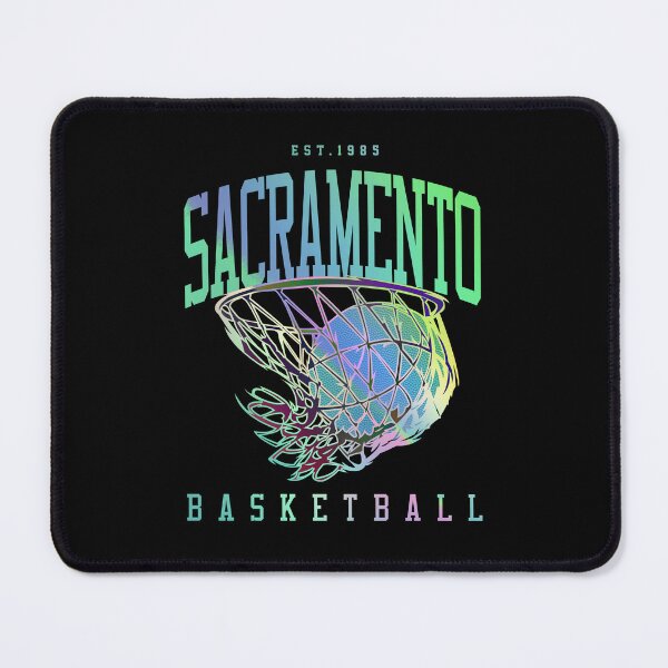 Item preview, Sacramento Basketball Vintage Court Holo designed and sold by AllTimeBallers.