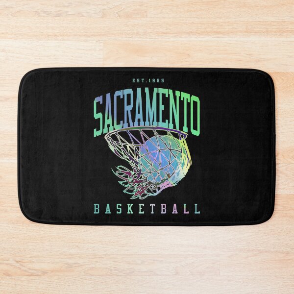 Item preview, Sacramento Basketball Vintage Court Holo designed and sold by AllTimeBallers.