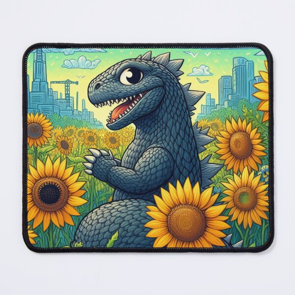 Item preview, Godzilla's Blossoming Fury: Sunflowers Unleashed designed and sold by GonzoDX.