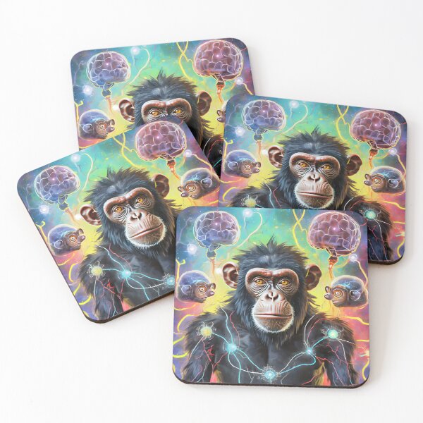 Item preview, Monkeys and Aliens No.4 designed and sold by MacTampa.